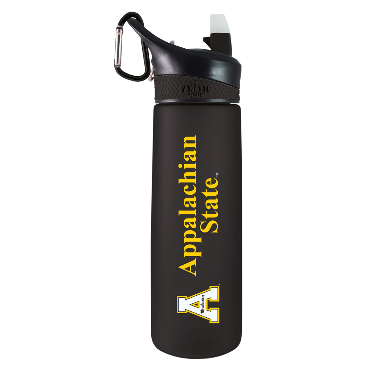 Appalachian State Mountaineers - 24oz Tritan Plastic Sport Bottle - Black