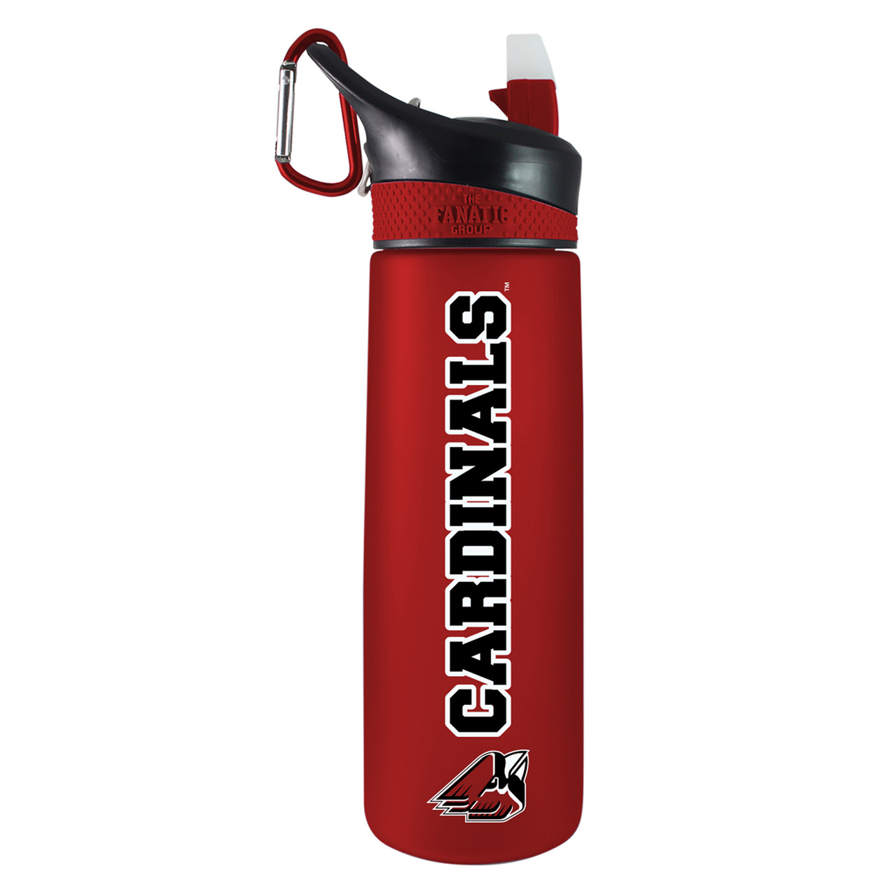 Ball State Cardinals - 24oz Tritan Plastic Sport Bottle - Red