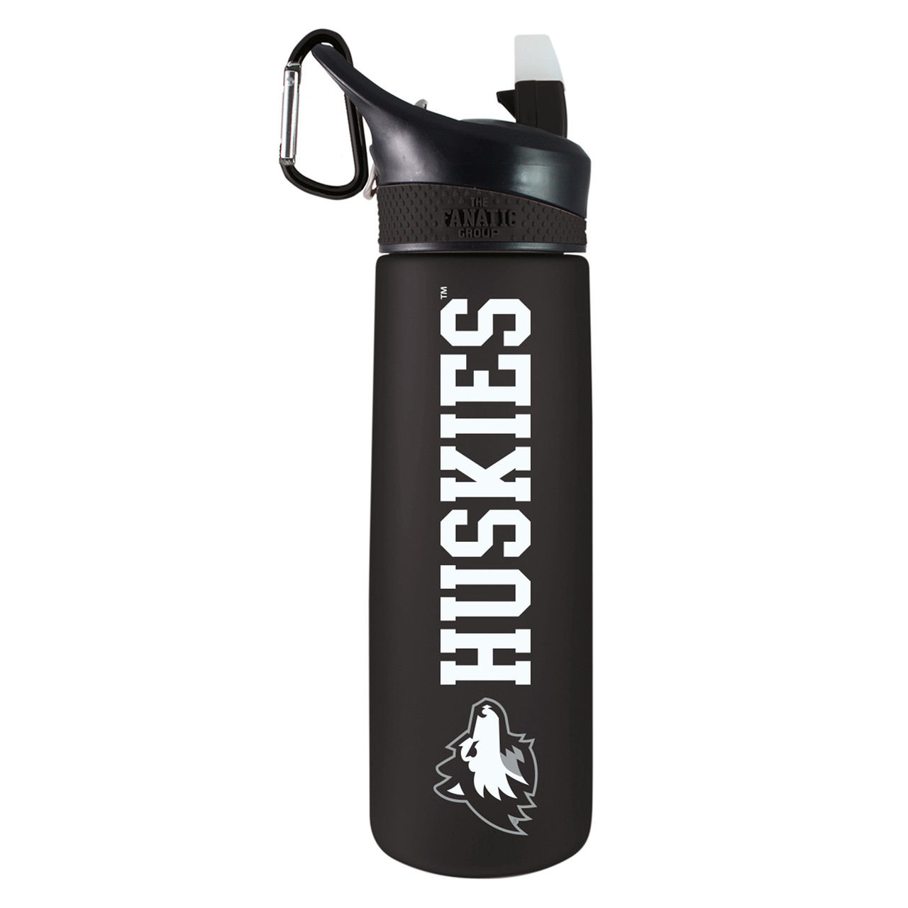 Northern Illinois Huskies - 24oz Tritan Plastic Sport Bottle - Black