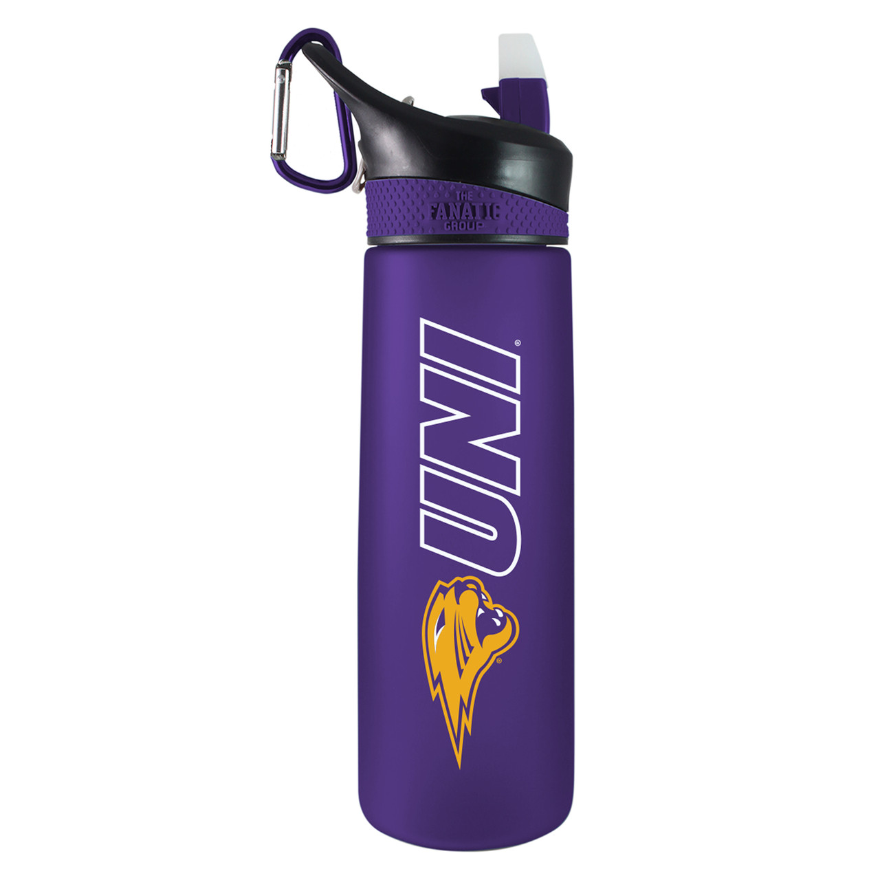 Northern Iowa Panthers - 24oz Tritan Plastic Sport Bottle - Purple