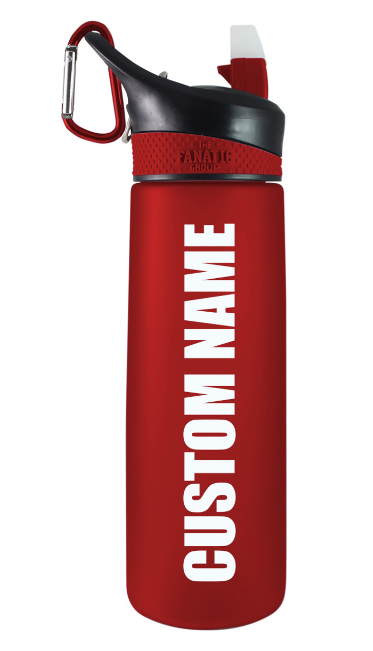 Temple Owls - 24oz Tritan Plastic Sport Bottle - Red