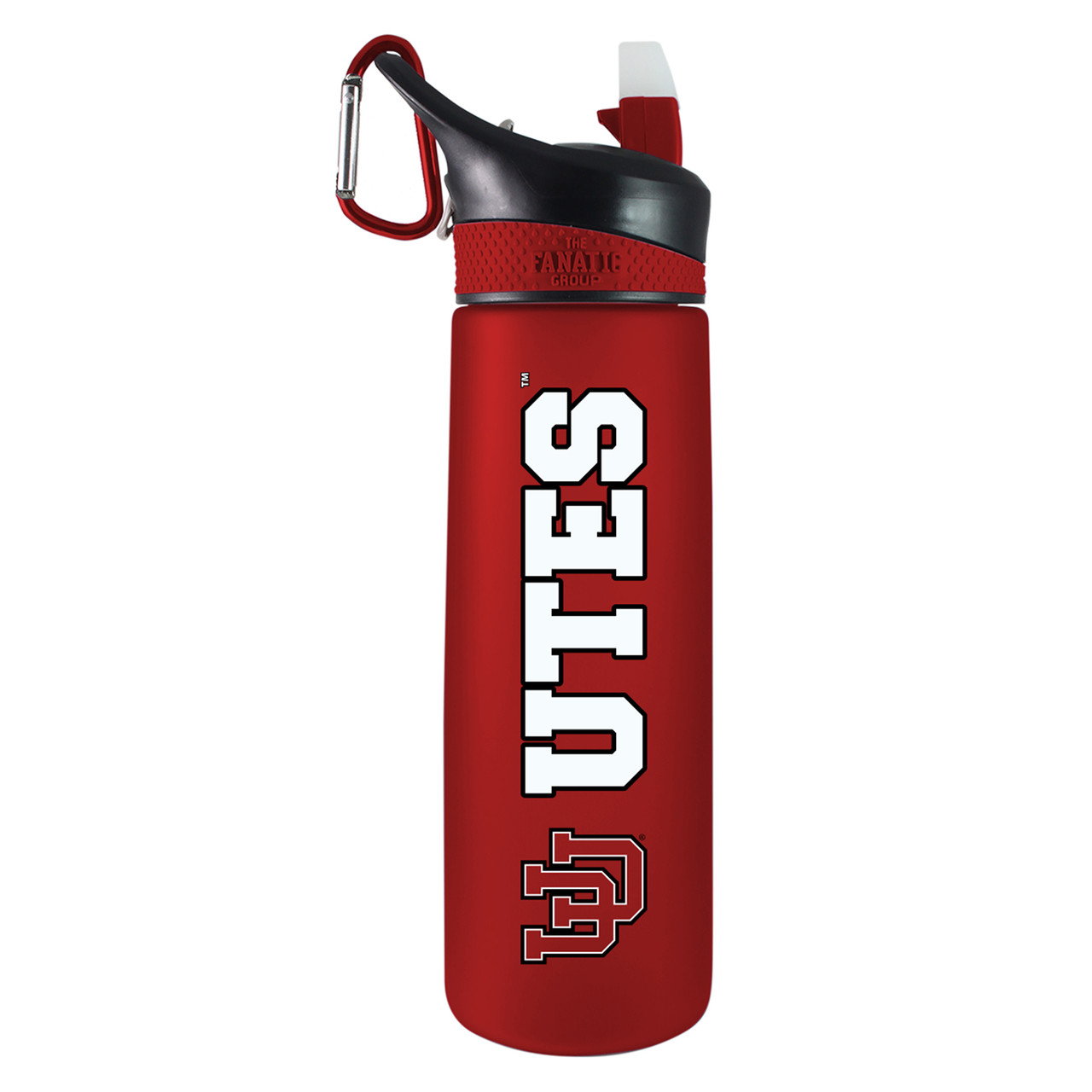 Utah Utes - 24oz Tritan Plastic Sport Bottle - Red