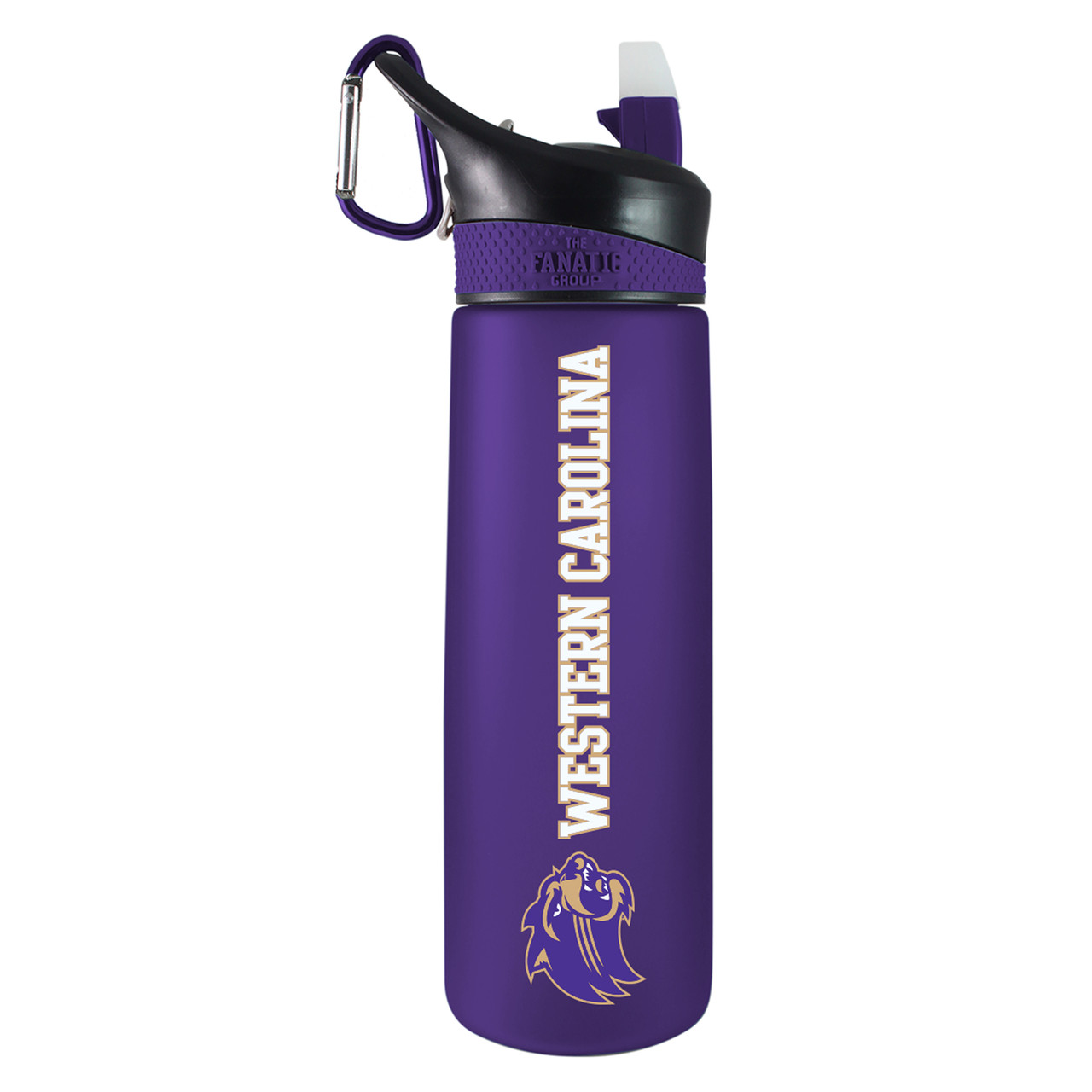 Western Carolina Catamounts - 24oz Tritan Plastic Sport Bottle - Purple