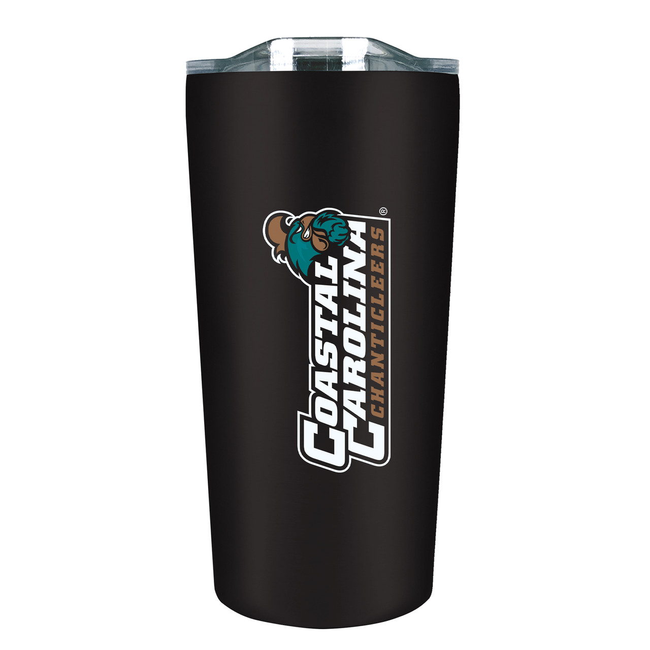 Coastal Carolina Univ Chanticleers - 18oz Stainless Soft Touch Tumbler - Black