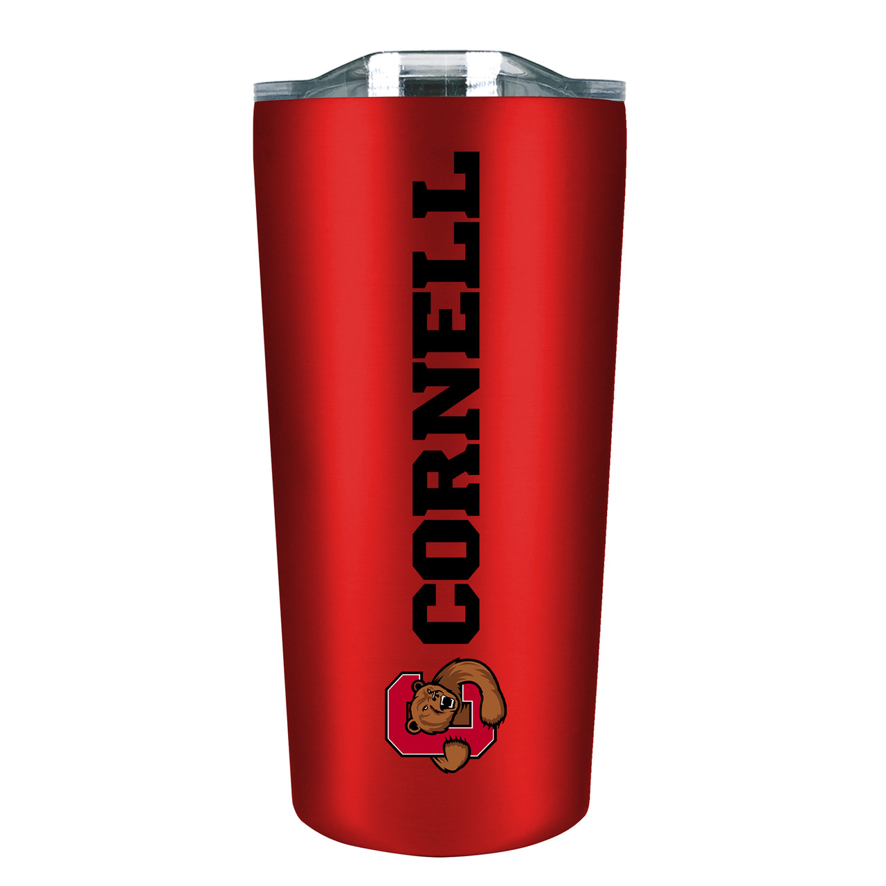 Cornell Big Red - 18oz Stainless Soft Touch Tumbler - Red