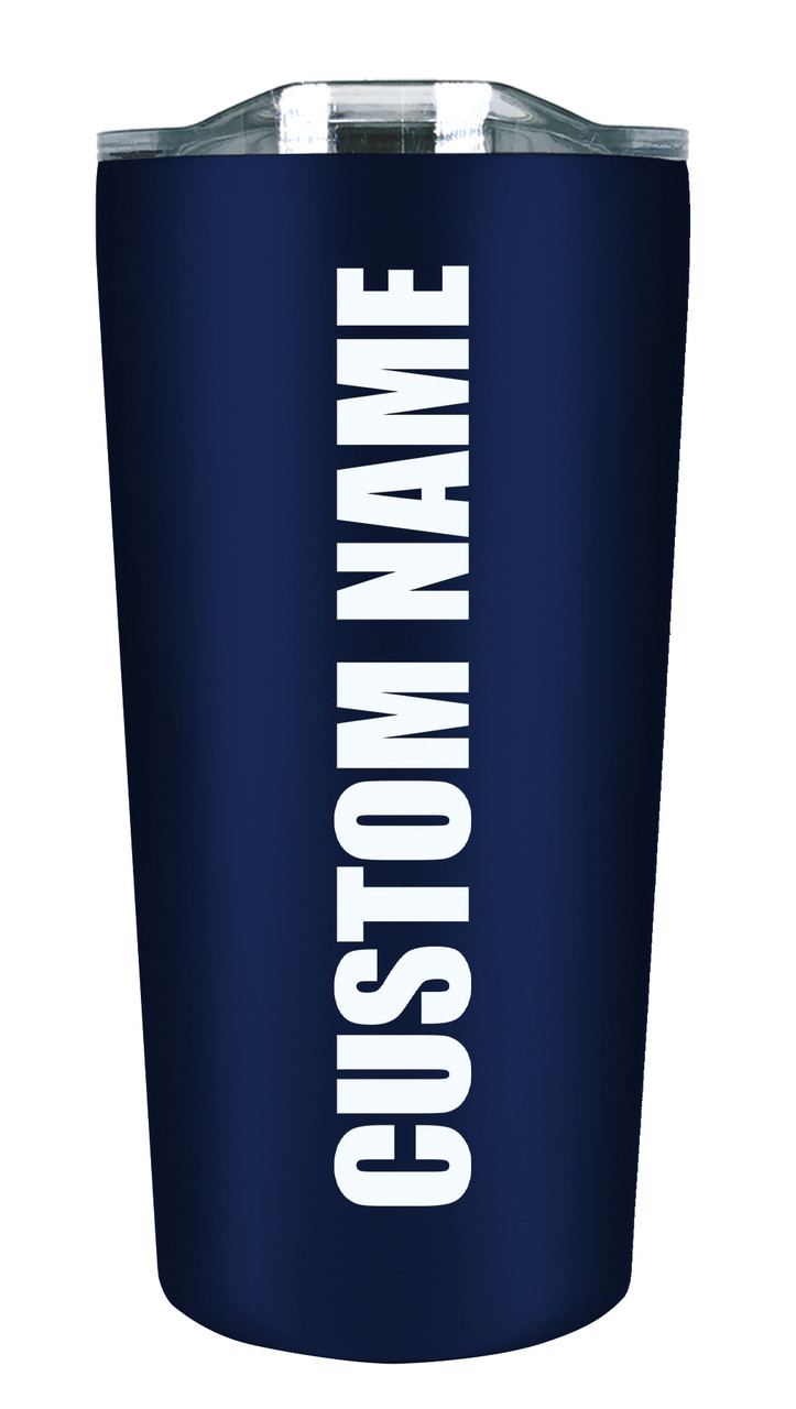 Illinois @ Chicago Flames - 18oz Stainless Soft Touch Tumbler - Navy