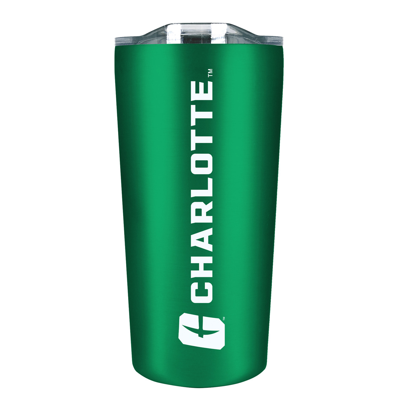 Charlotte 49ers - 18oz Stainless Soft Touch Tumbler - Green