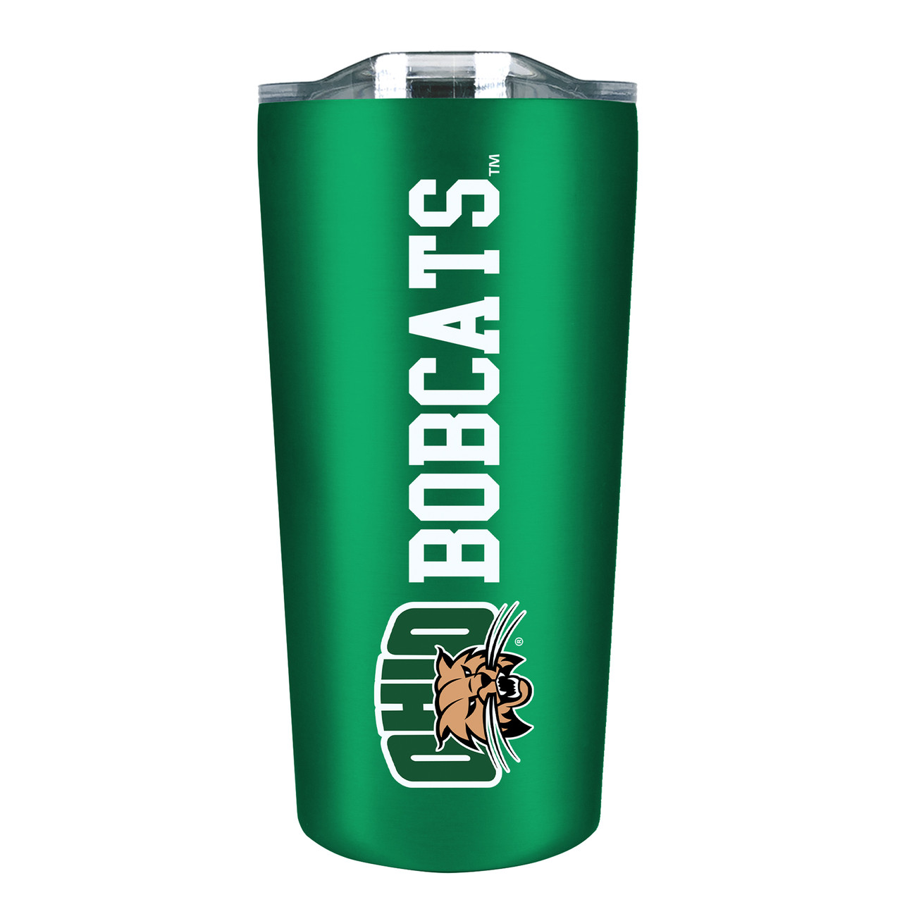 Ohio University Bobcats - 18oz Stainless Soft Touch Tumbler - Green