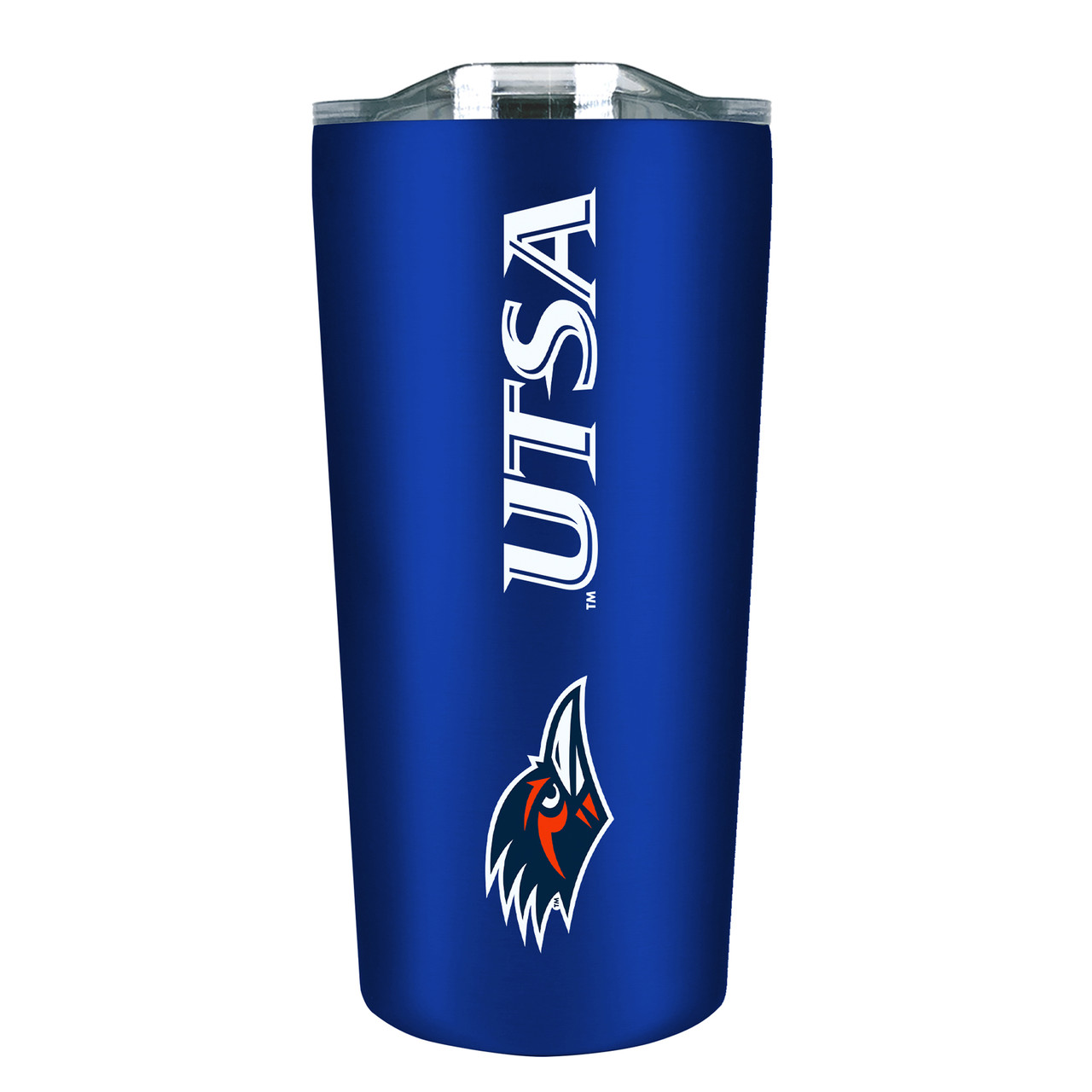 Texas San Antonio Roadrunners - 18oz Stainless Soft Touch Tumbler - Blue