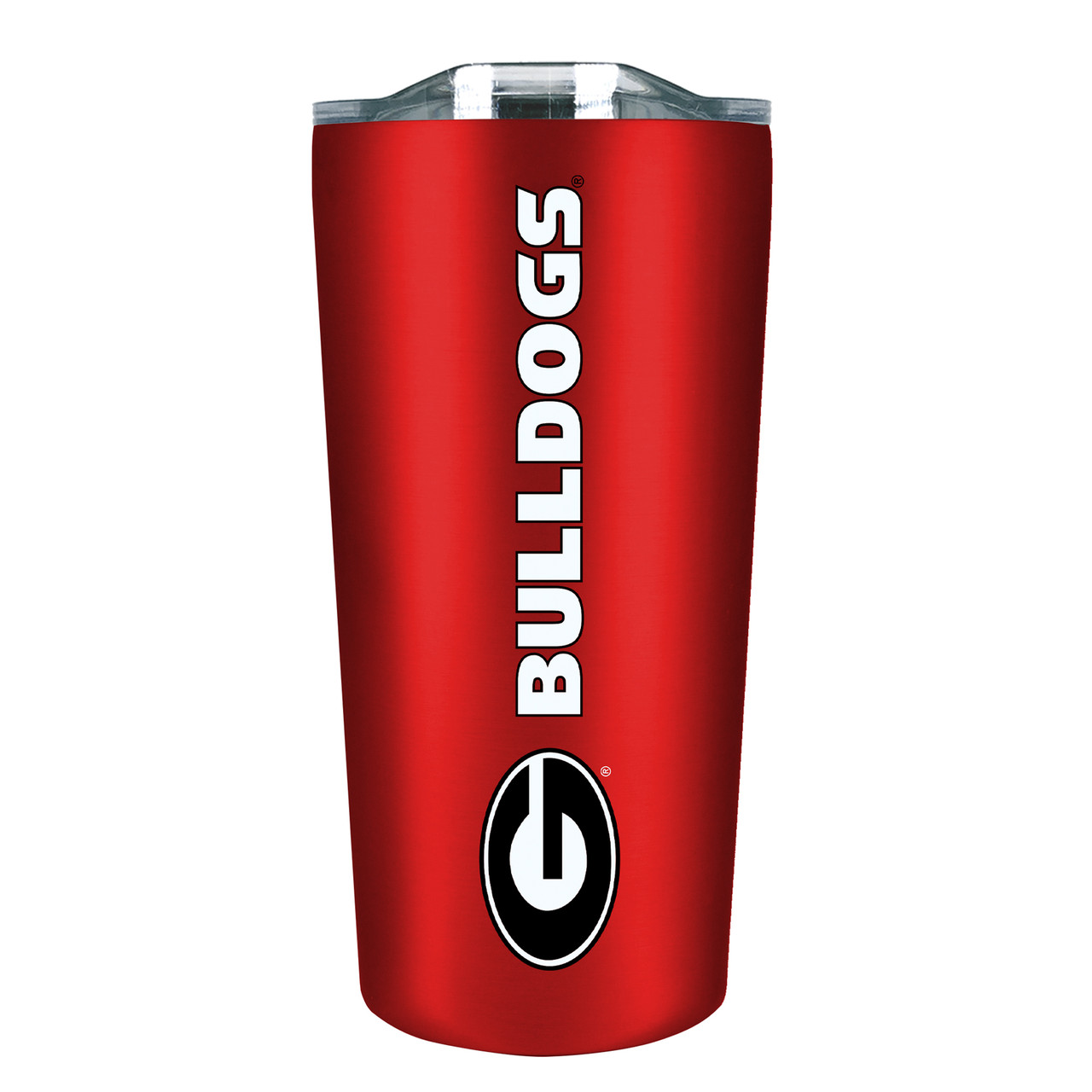 Georgia Bulldogs - 18oz Stainless Soft Touch Tumbler - Red