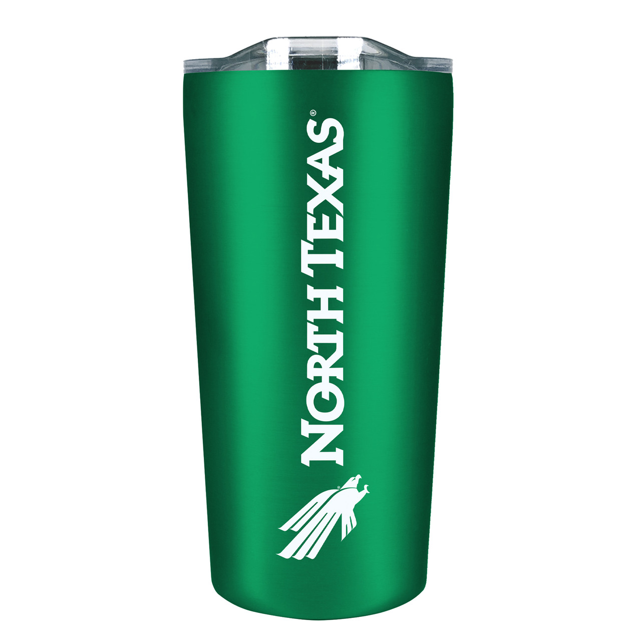 North Texas Mean Green - 18oz Stainless Soft Touch Tumbler - Green