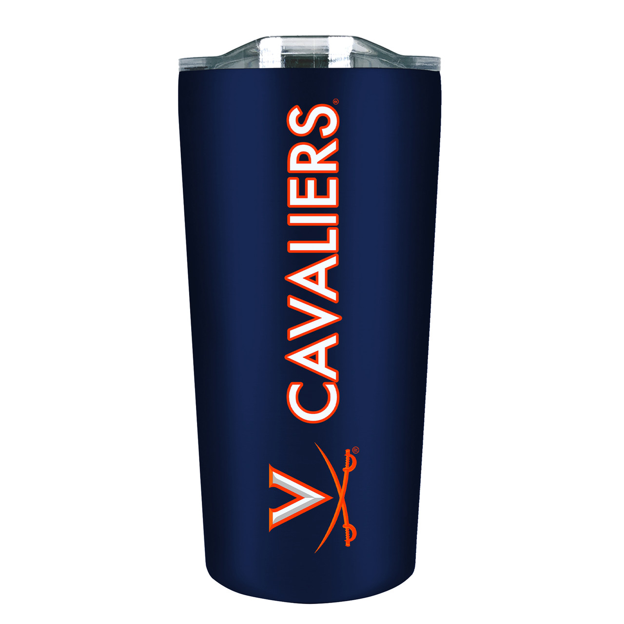 Virginia Cavaliers - 18oz Stainless Soft Touch Tumbler - Navy