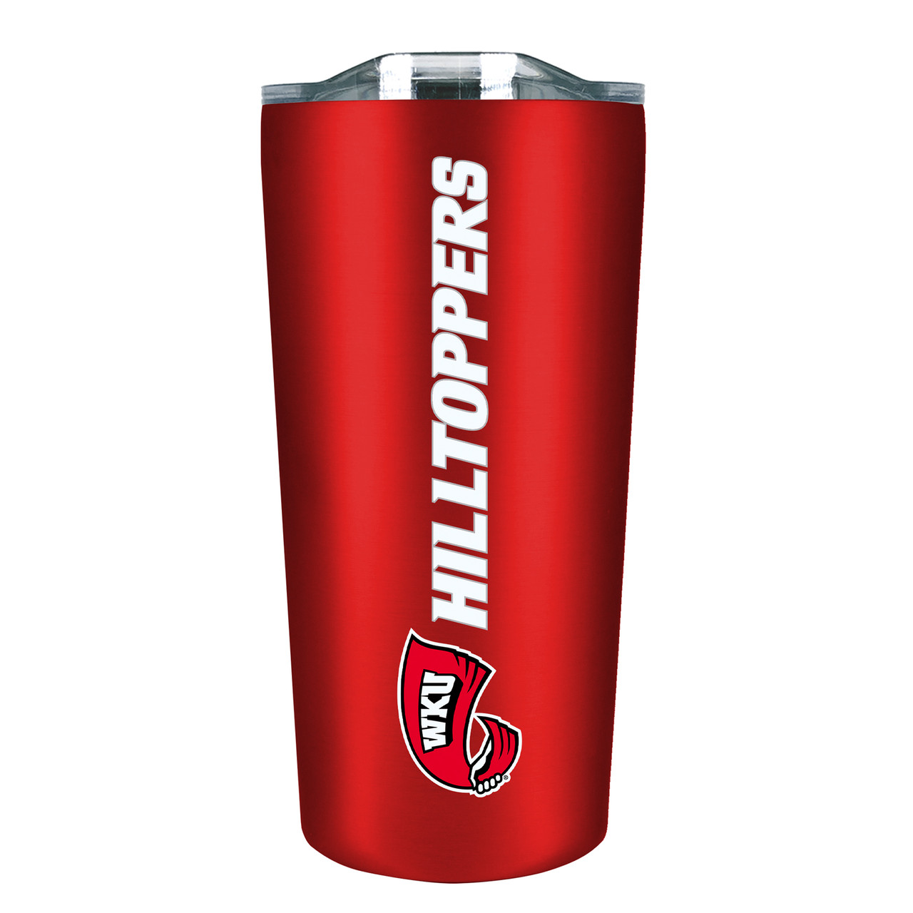 Western Kentucky Hilltoppers - 18oz Stainless Soft Touch Tumbler - Red