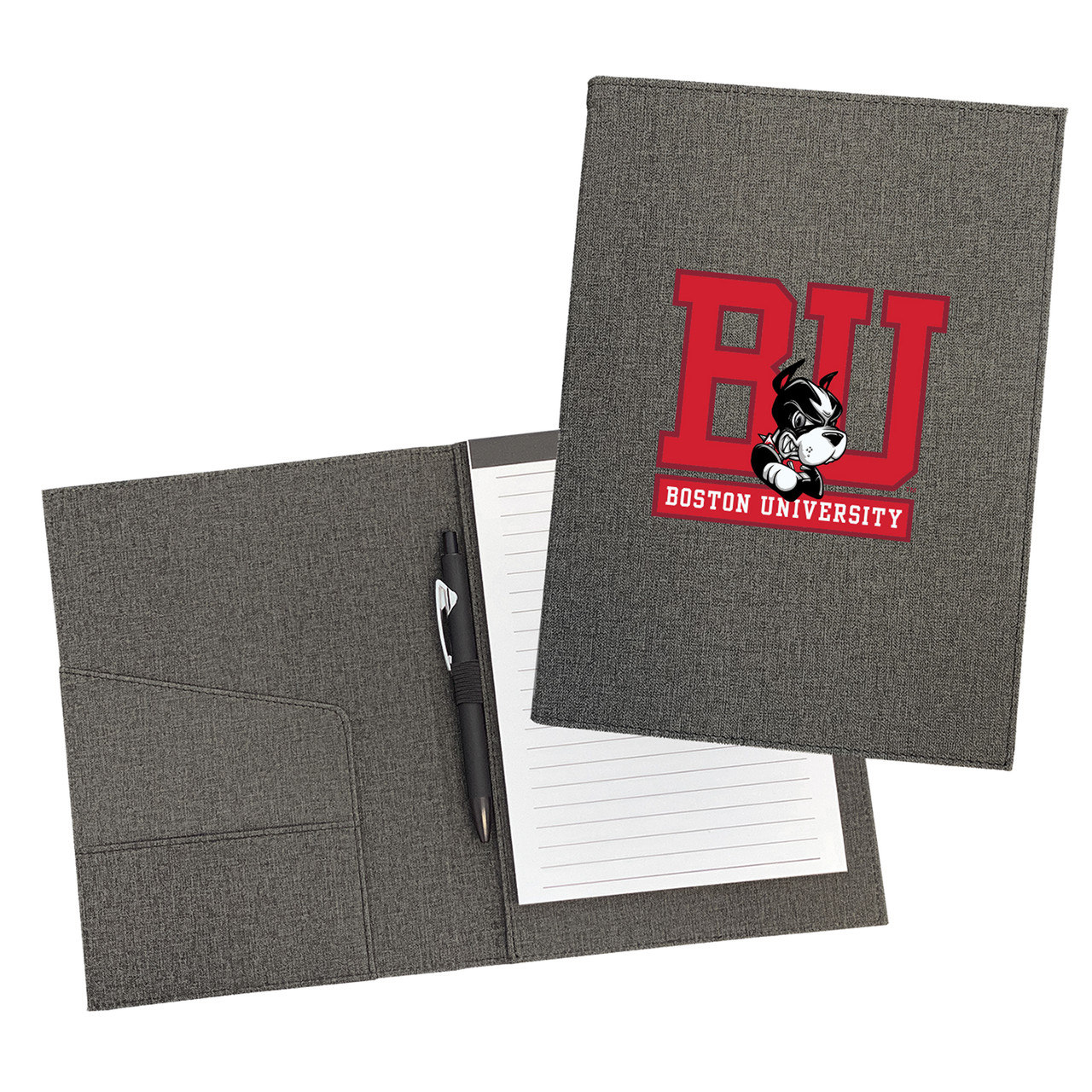 Boston University Terriers Padfolio w/Pen & Notepad (9.5" x 7")