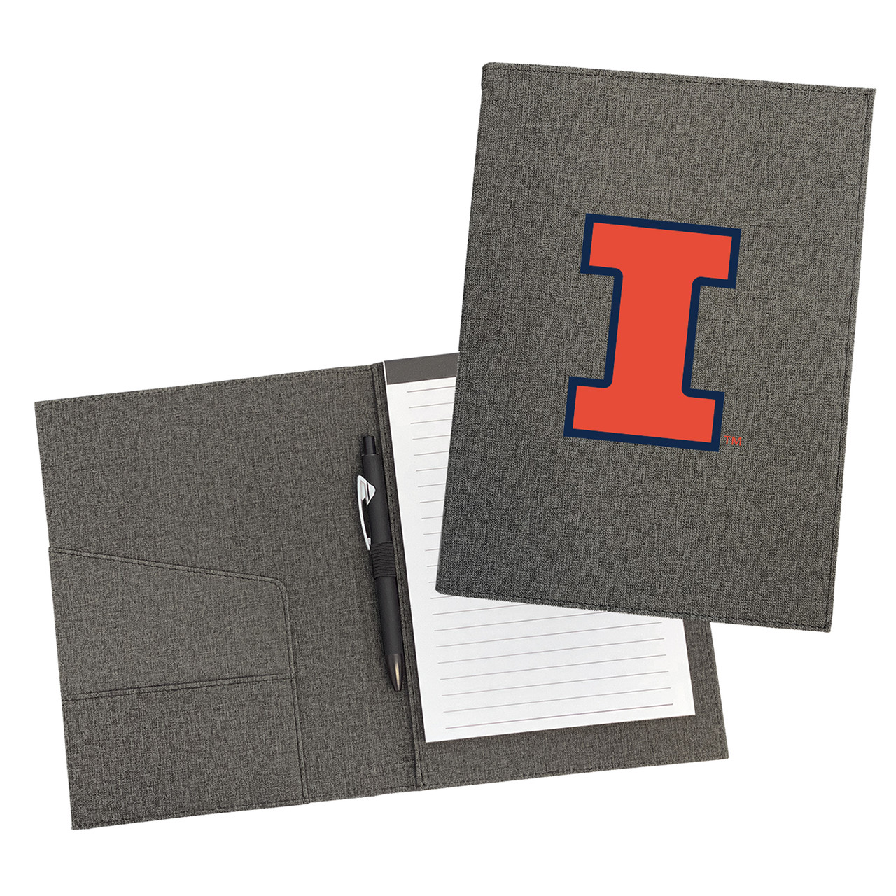 Illinois Fighting Illini Padfolio w/Pen & Notepad (9.5" x 7")