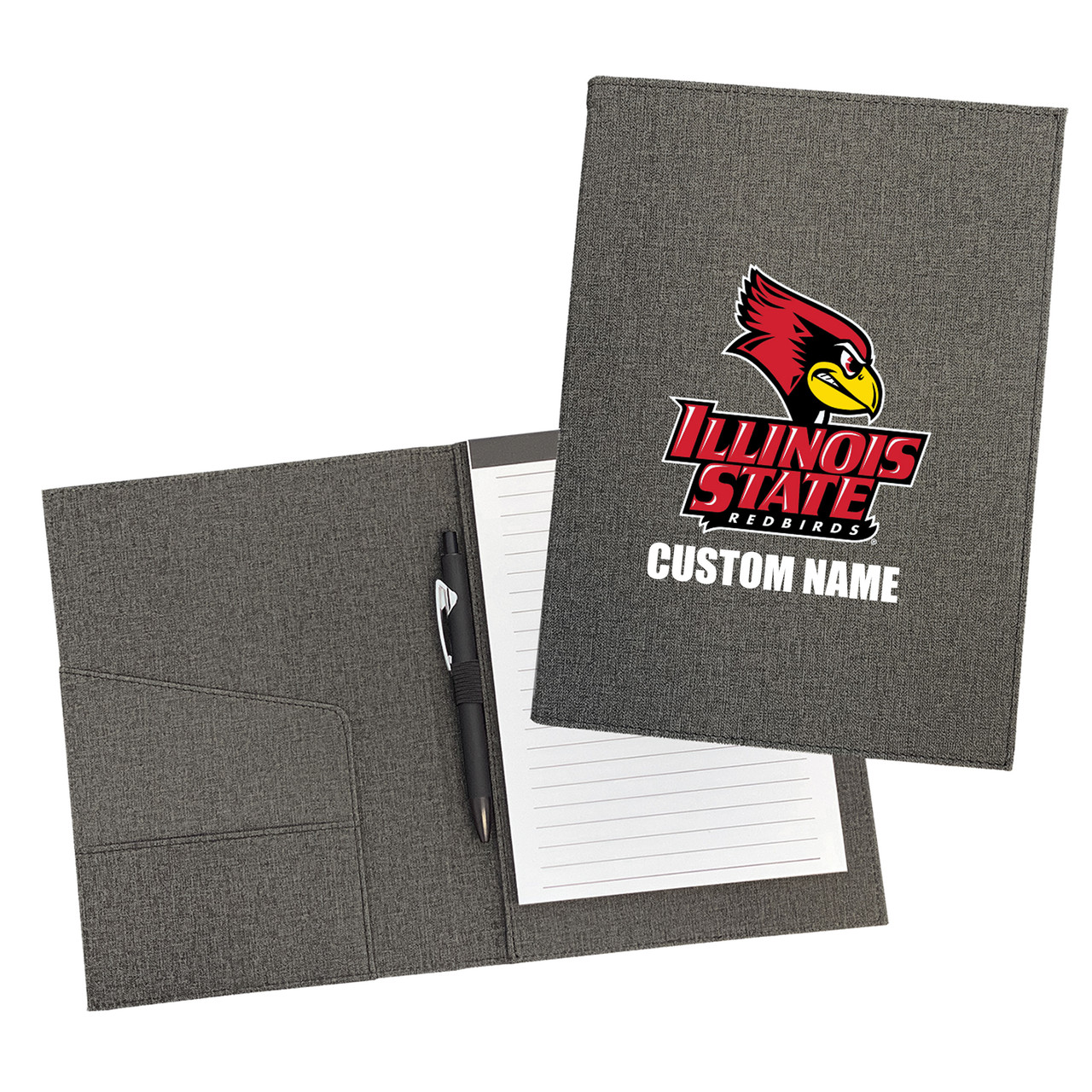 Illinois State University Redbirds Padfolio w/Pen & Notepad (9.5" x 7")