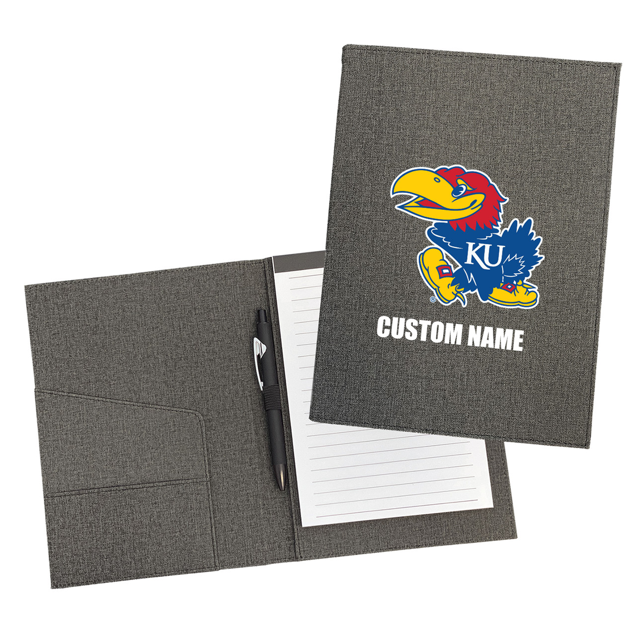 Kansas Jayhawks Padfolio w/Pen & Notepad (9.5" x 7")