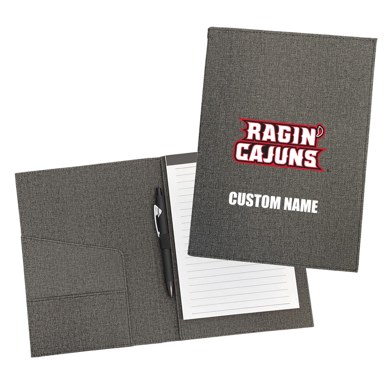Louisiana Ragin Cajuns Padfolio w/Pen & Notepad (9.5" x 7")