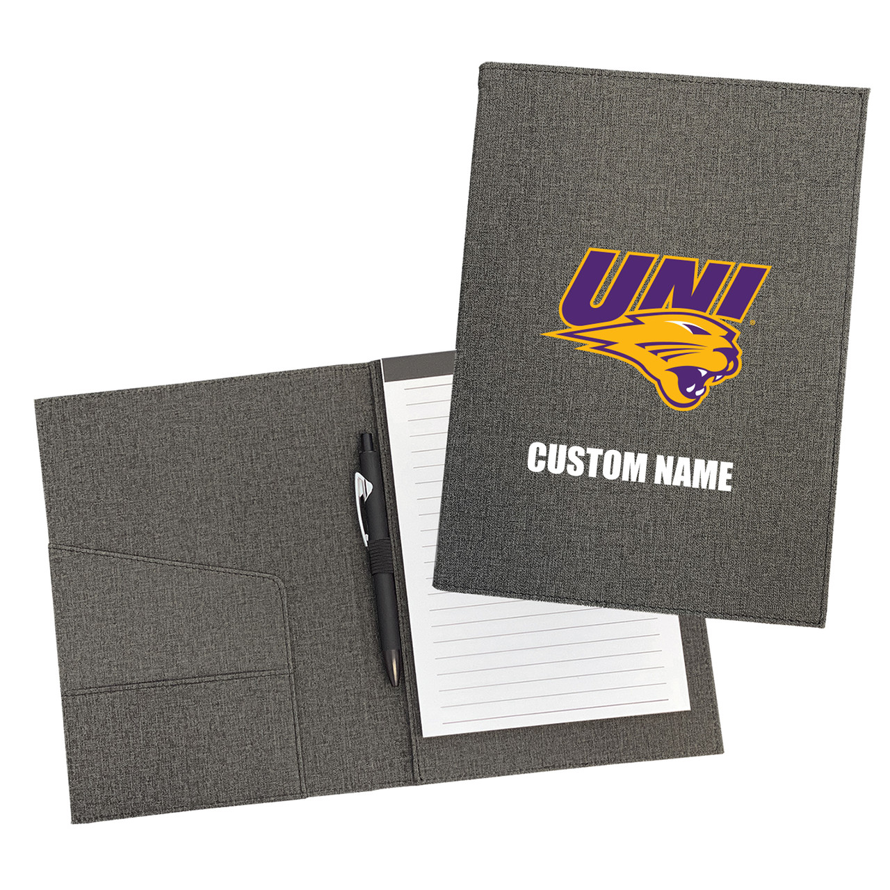 Northern Iowa Panthers Padfolio w/Pen & Notepad (9.5" x 7")