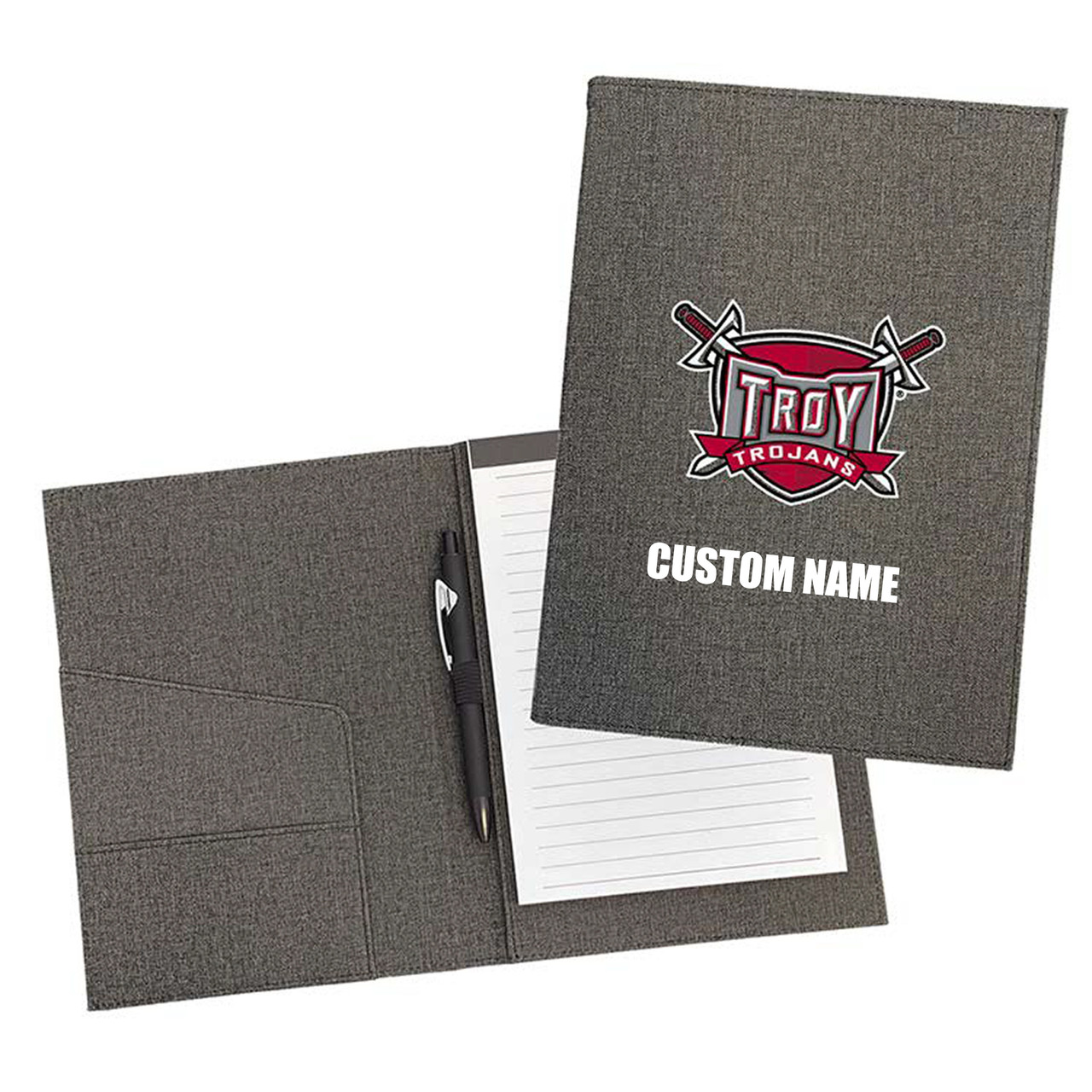 Troy University Trojans Padfolio w/Pen & Notepad (9.5" x 7")