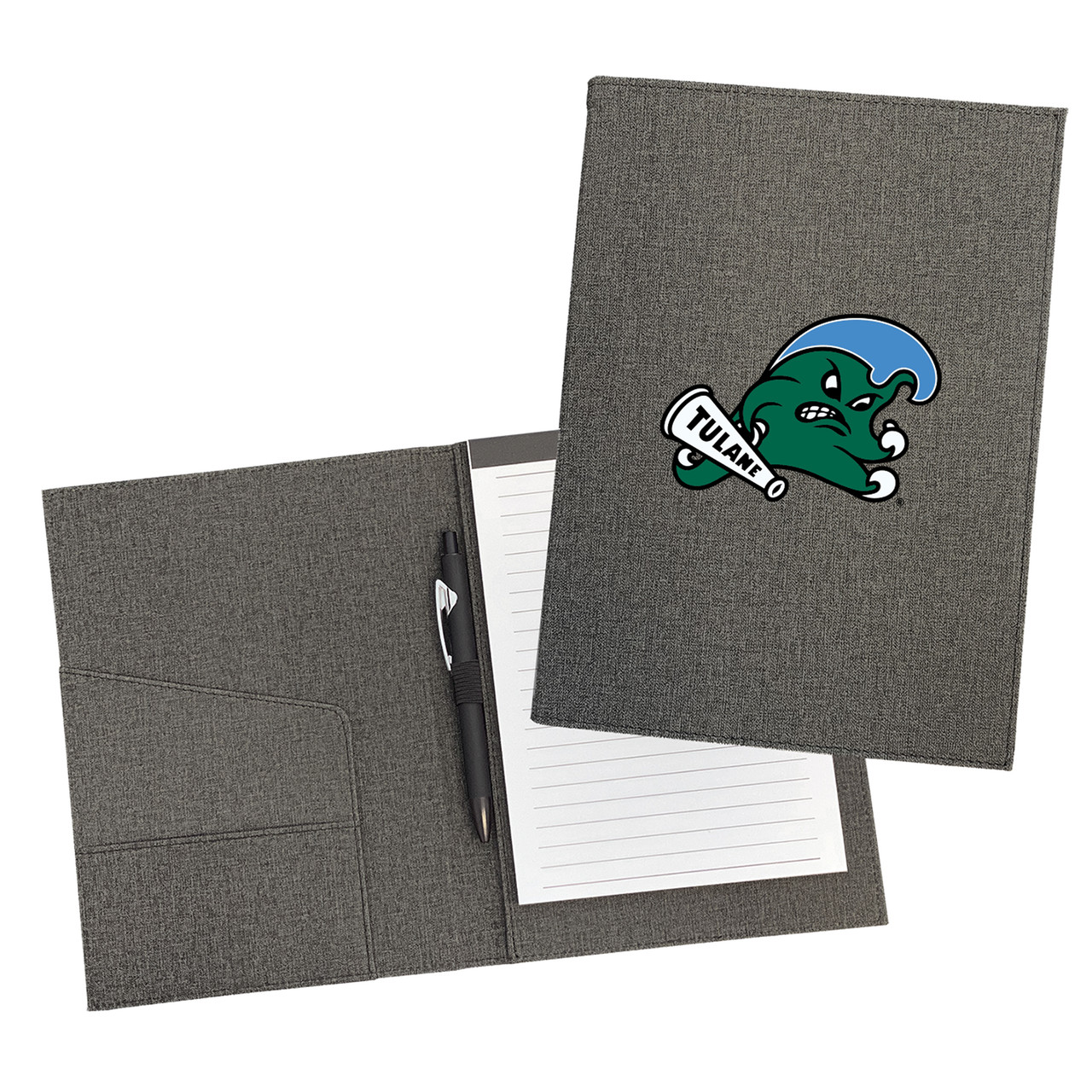 Tulane Green Wave Padfolio w/Pen & Notepad (9.5" x 7")