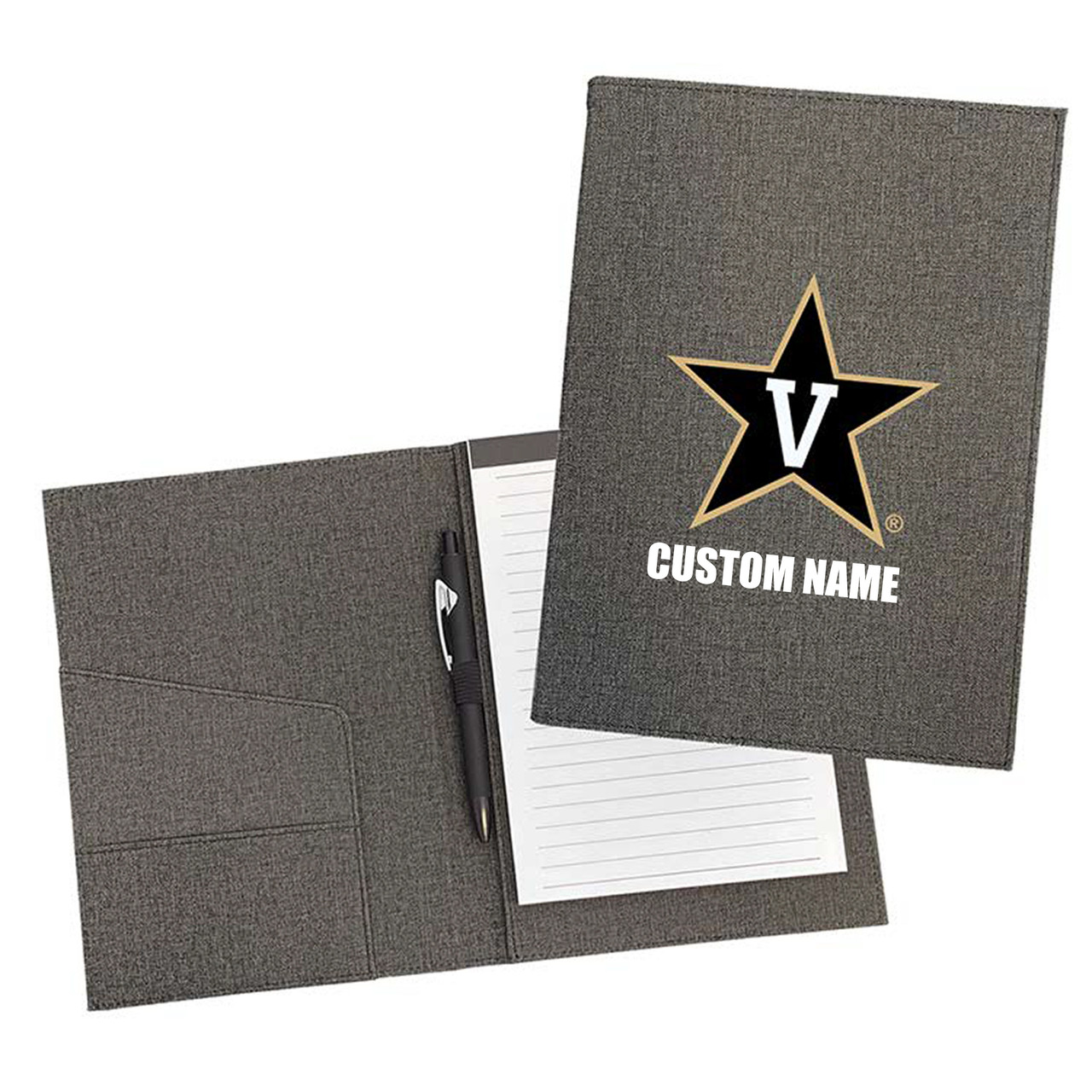 Vanderbilt Commodores Padfolio w/Pen & Notepad (9.5" x 7")