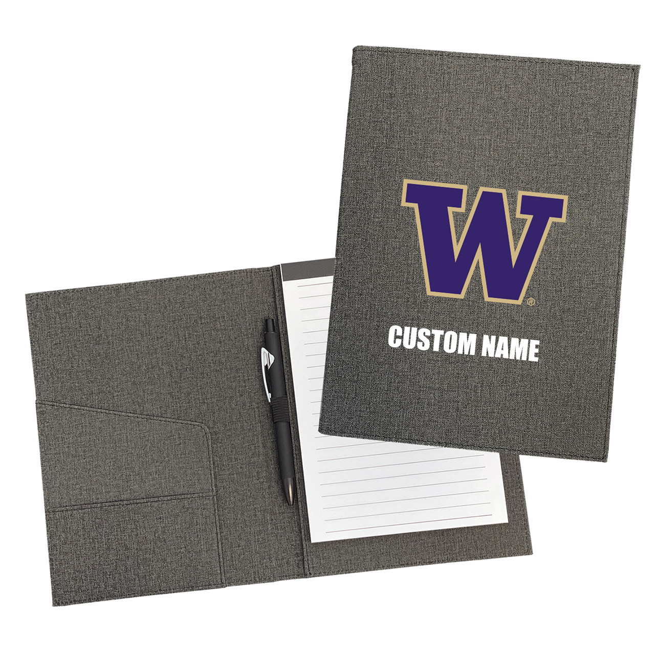 Washington Huskies Padfolio w/Pen & Notepad (9.5" x 7")