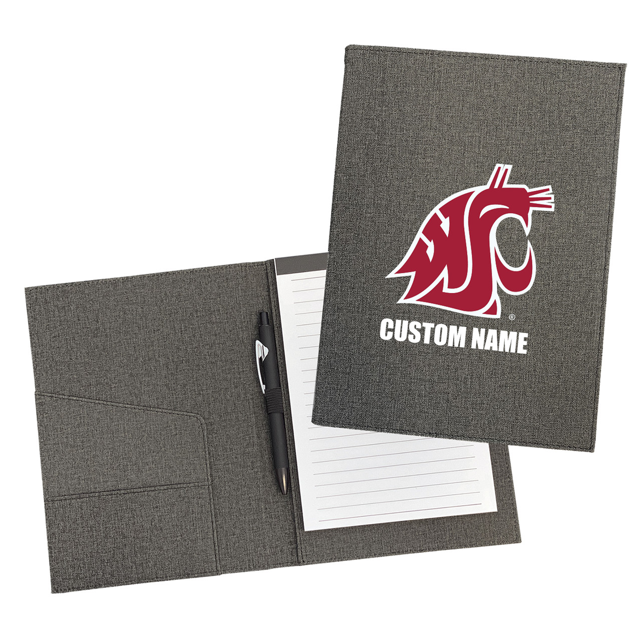 Washington State Cougars Padfolio w/Pen & Notepad (9.5" x 7")