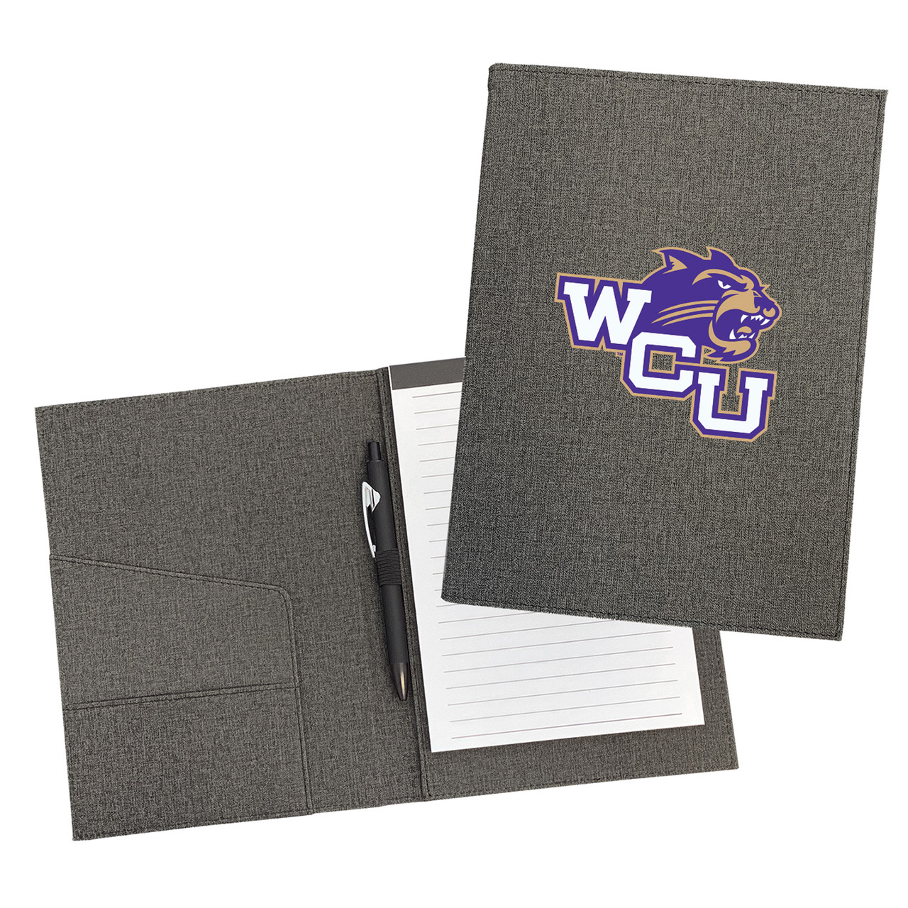 Western Carolina Catamounts Padfolio w/Pen & Notepad (9.5" x 7")