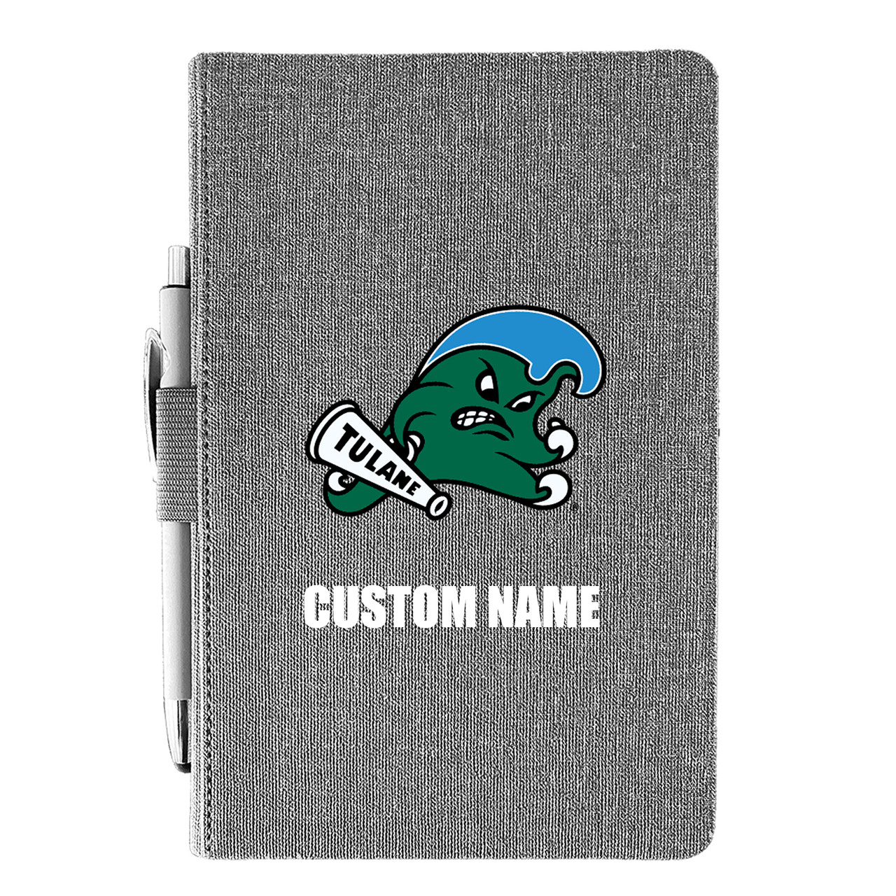 Tulane Green Wave Journal with Pen