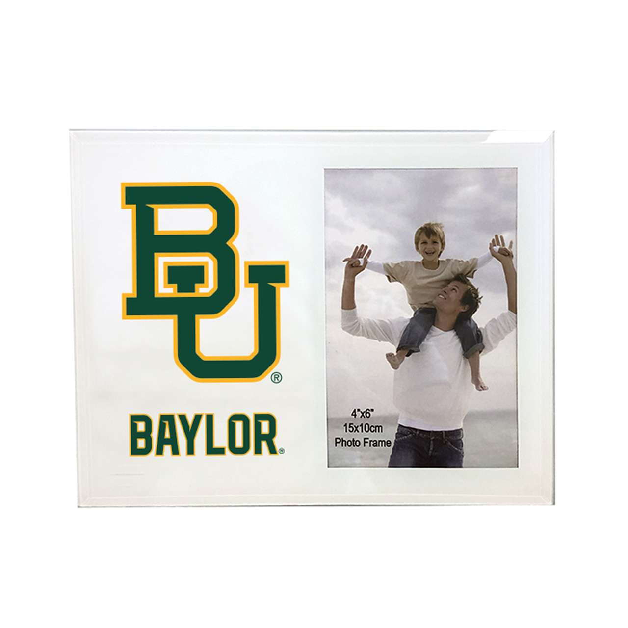 Baylor Bears 4 x 6 Glass Photo Frame