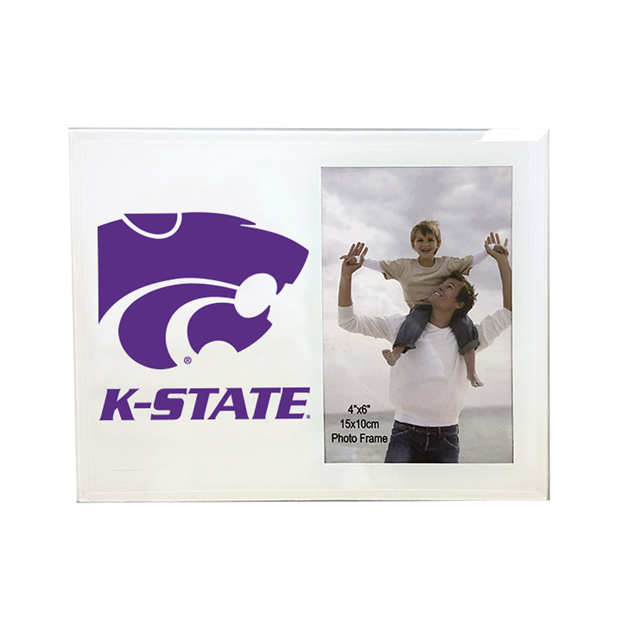 Kansas State Wildcats 4 x 6 Glass Photo Frame