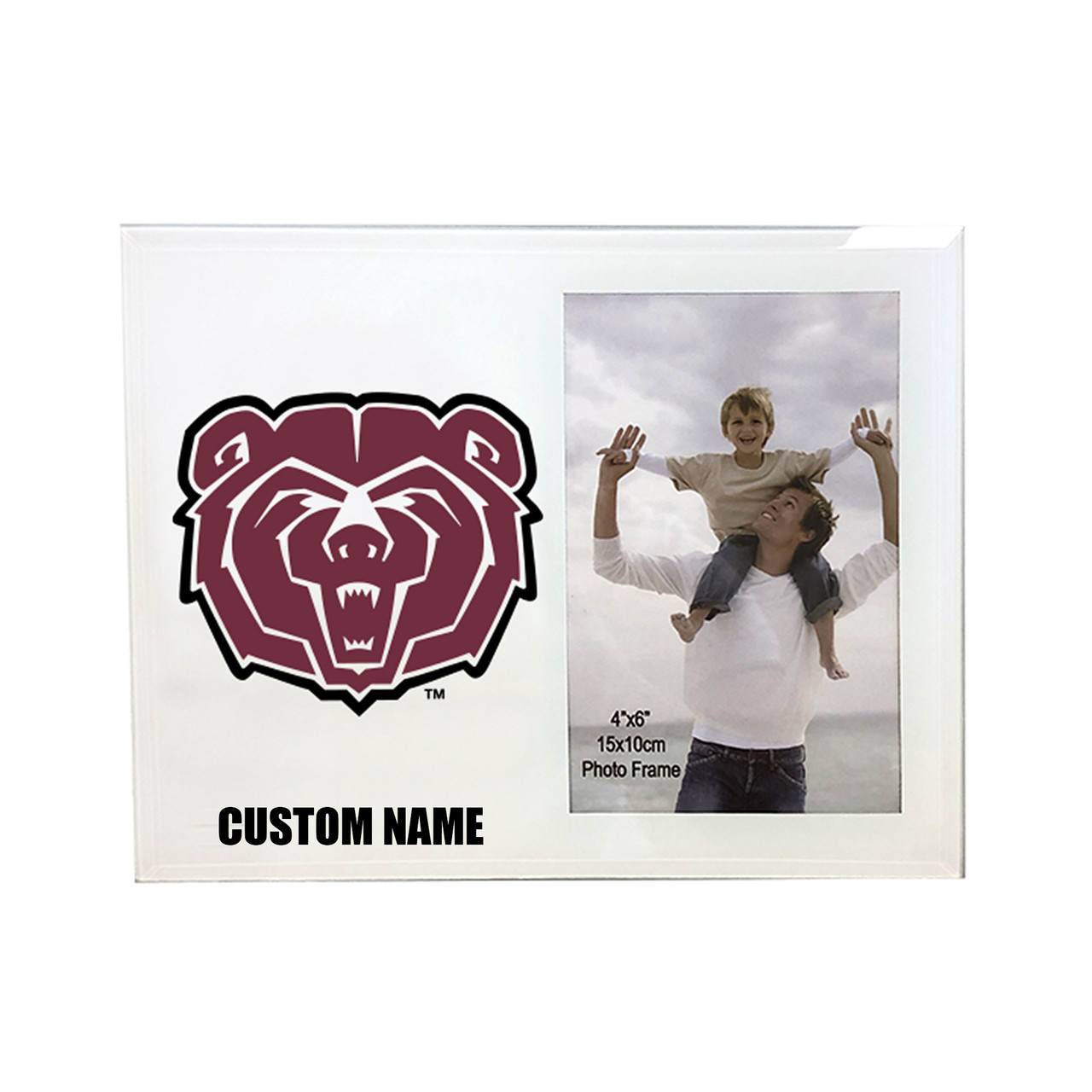 Missouri State University Bears 4 x 6 Glass Photo Frame