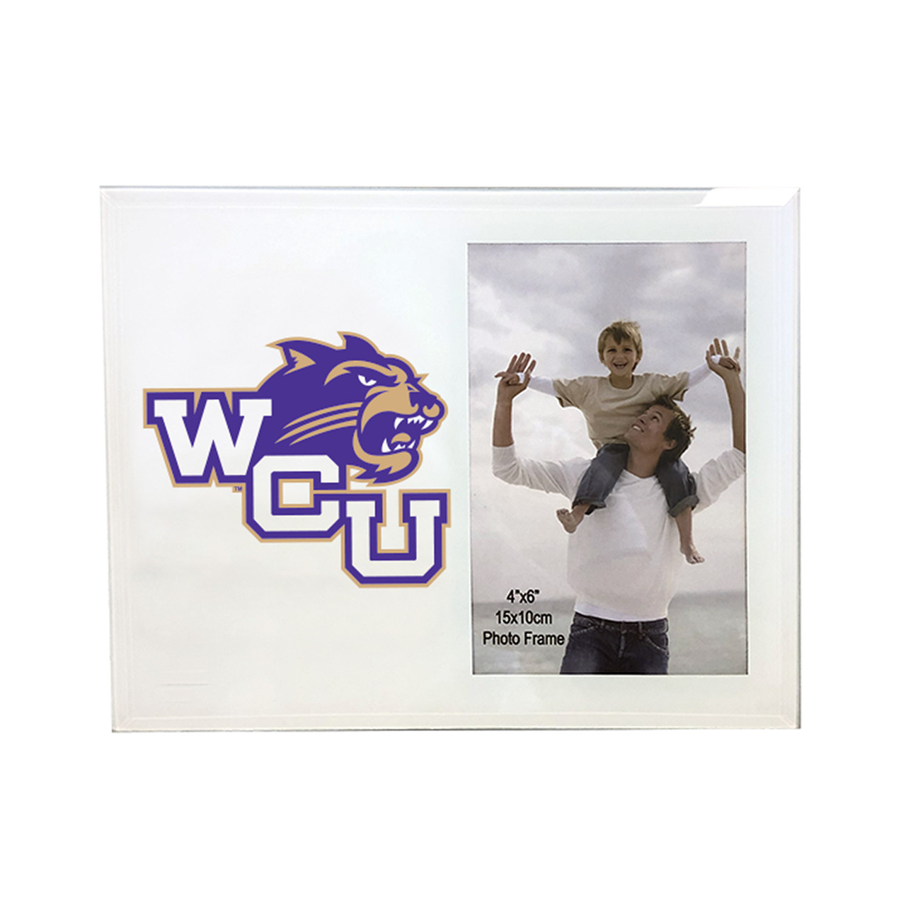 Western Carolina Catamounts 4 x 6 Glass Photo Frame