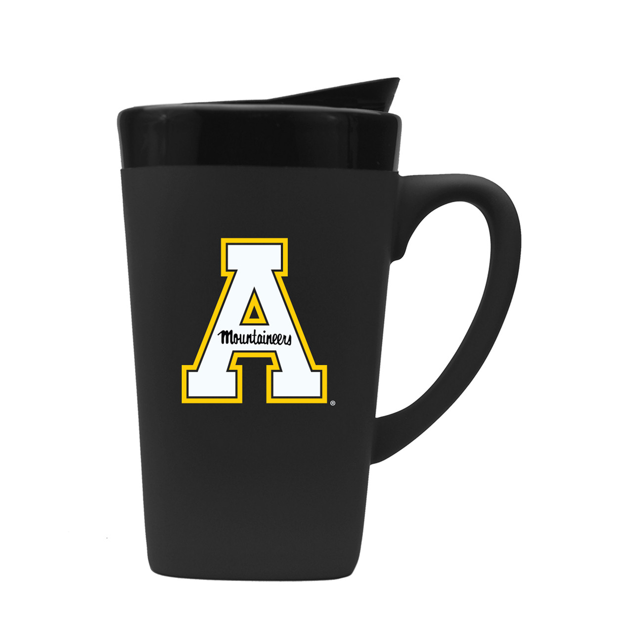 Appalachian State Mountaineers 16oz Soft Touch Ceramic Mug w/Swivel Lid