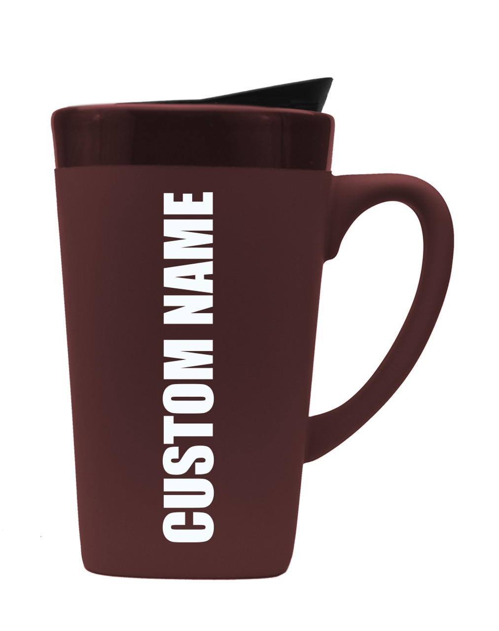 Harvard Crimson 16oz Soft Touch Ceramic Mug w/Swivel Lid