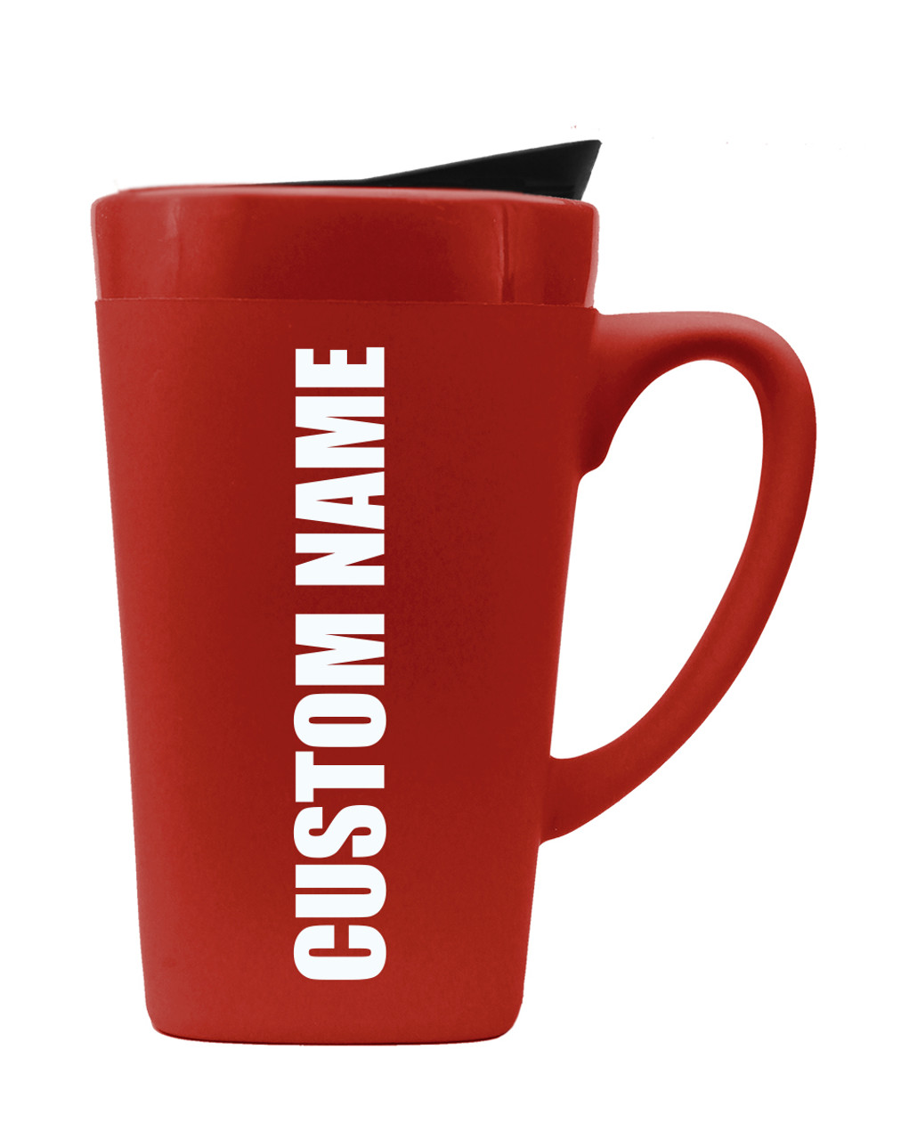 Louisville Cardinals 16oz Soft Touch Ceramic Mug w/Swivel Lid