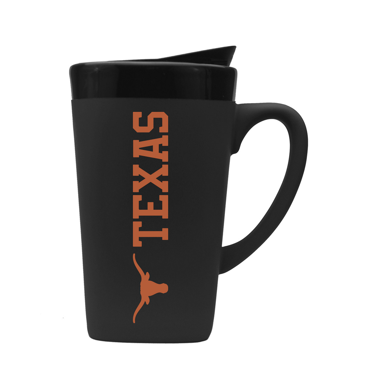 Texas 16oz Soft Touch Ceramic Mug w/Swivel Lid