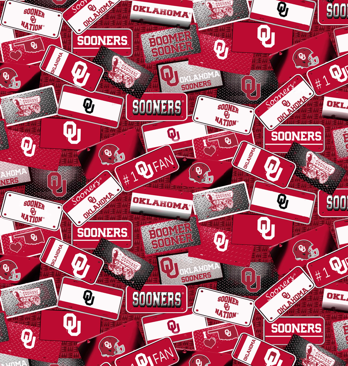 Amazon.com: NCAA Oklahoma Sooners 1178 Tone on Tone Red/White, Quilting  Fabric by the Yard : Sports & Outdoors