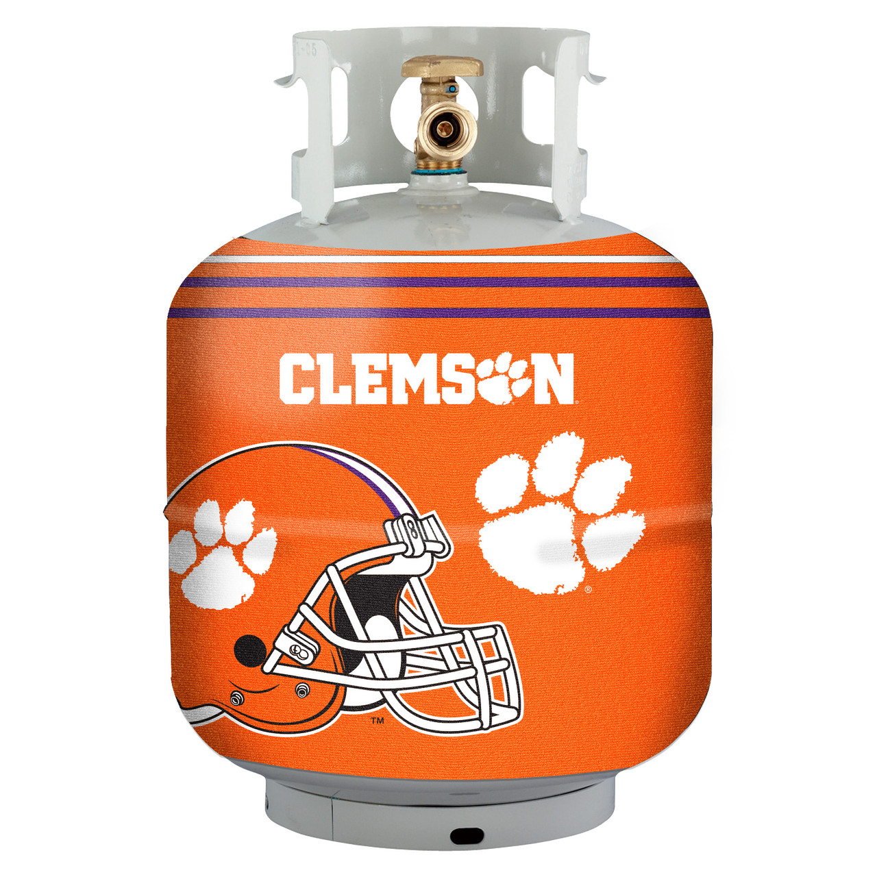 Clemson Propane Tank Cover-5 Gallon Water Cooler Cover-Garbage Can Cover