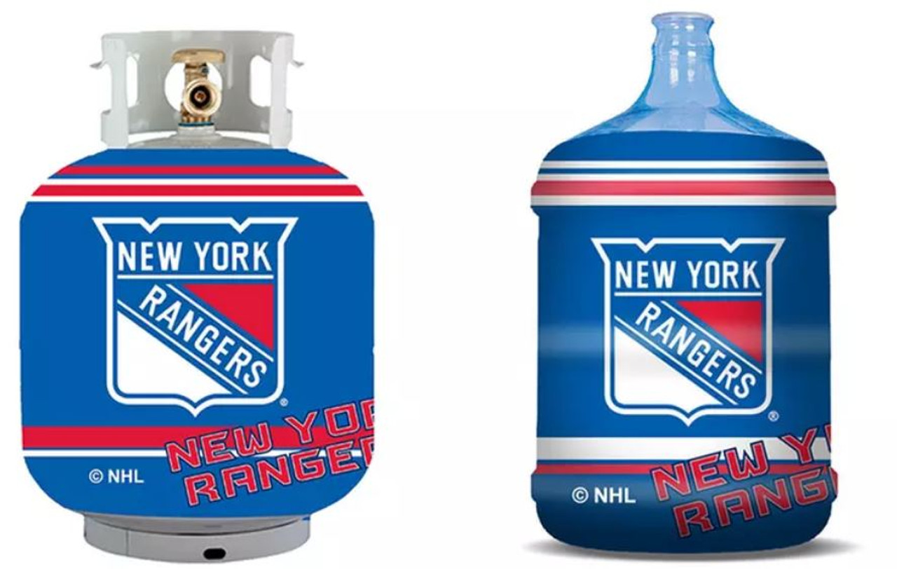 NY Rangers Propane Tank Cover-5 Gallon Water Cooler Cover-Garbage Can Cover