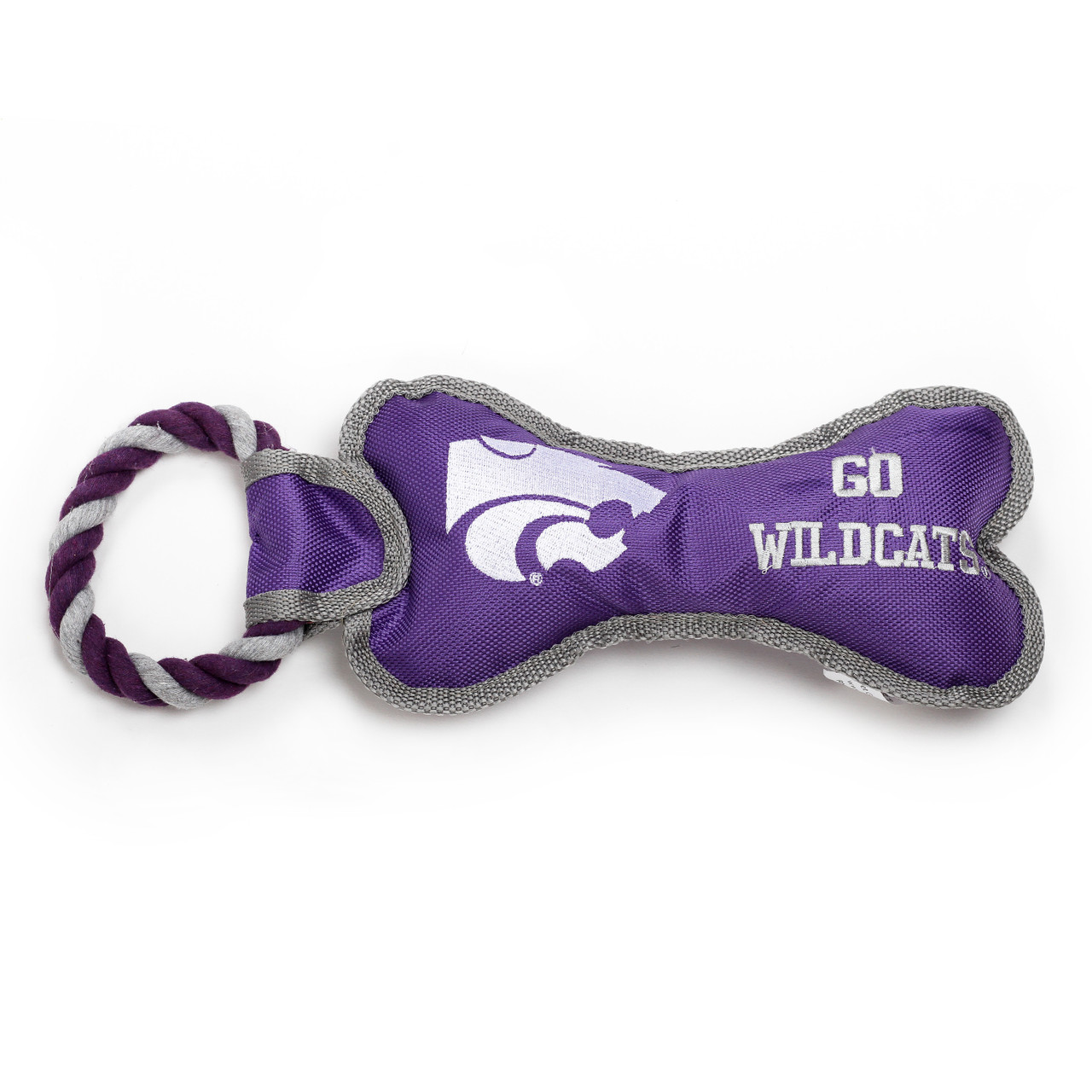 Kansas State University Dog Bone Rope Toy