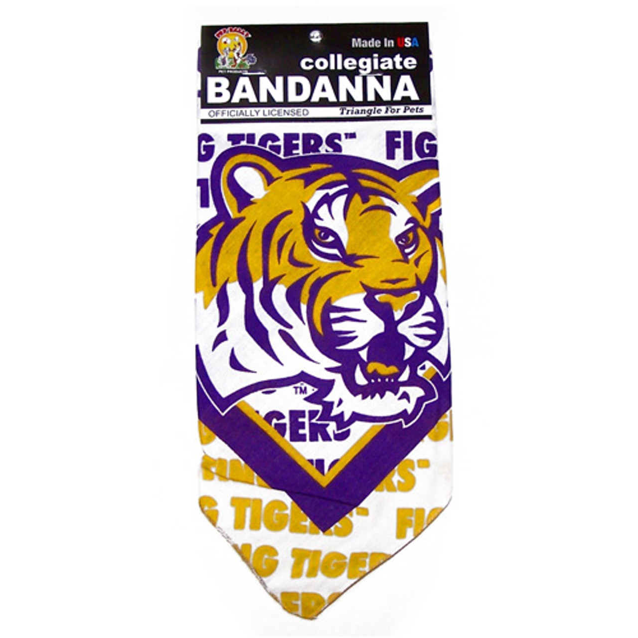 LSU Pet Bandana