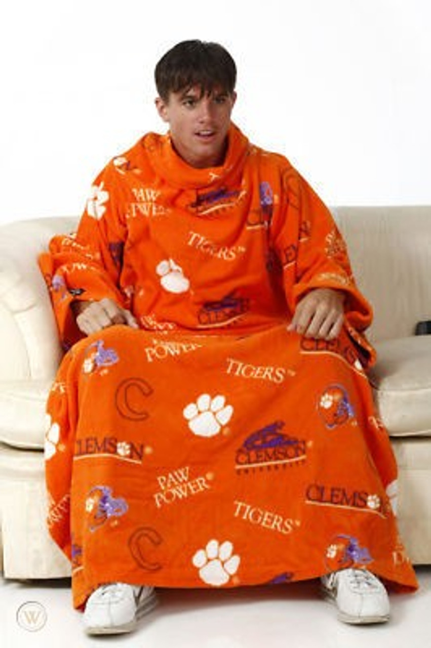 Clemson University Snuggie-The Blanket with Sleeves