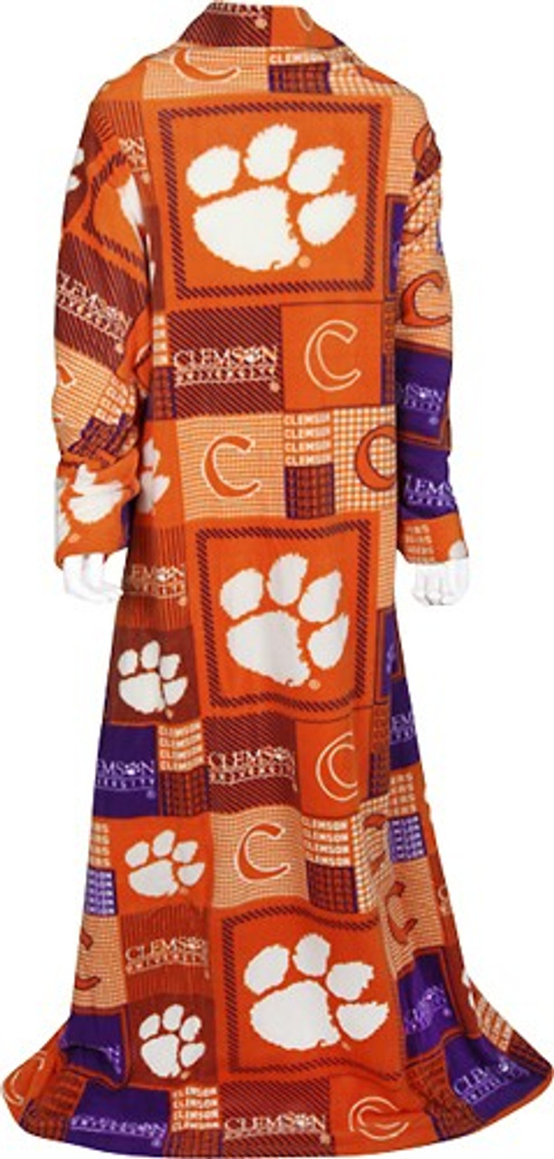 Clemson University Tigers Snuggie-The Blanket with Sleeves