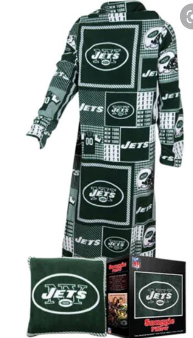 New York Jets NFL Snuggie-The Blanket with Sleeves