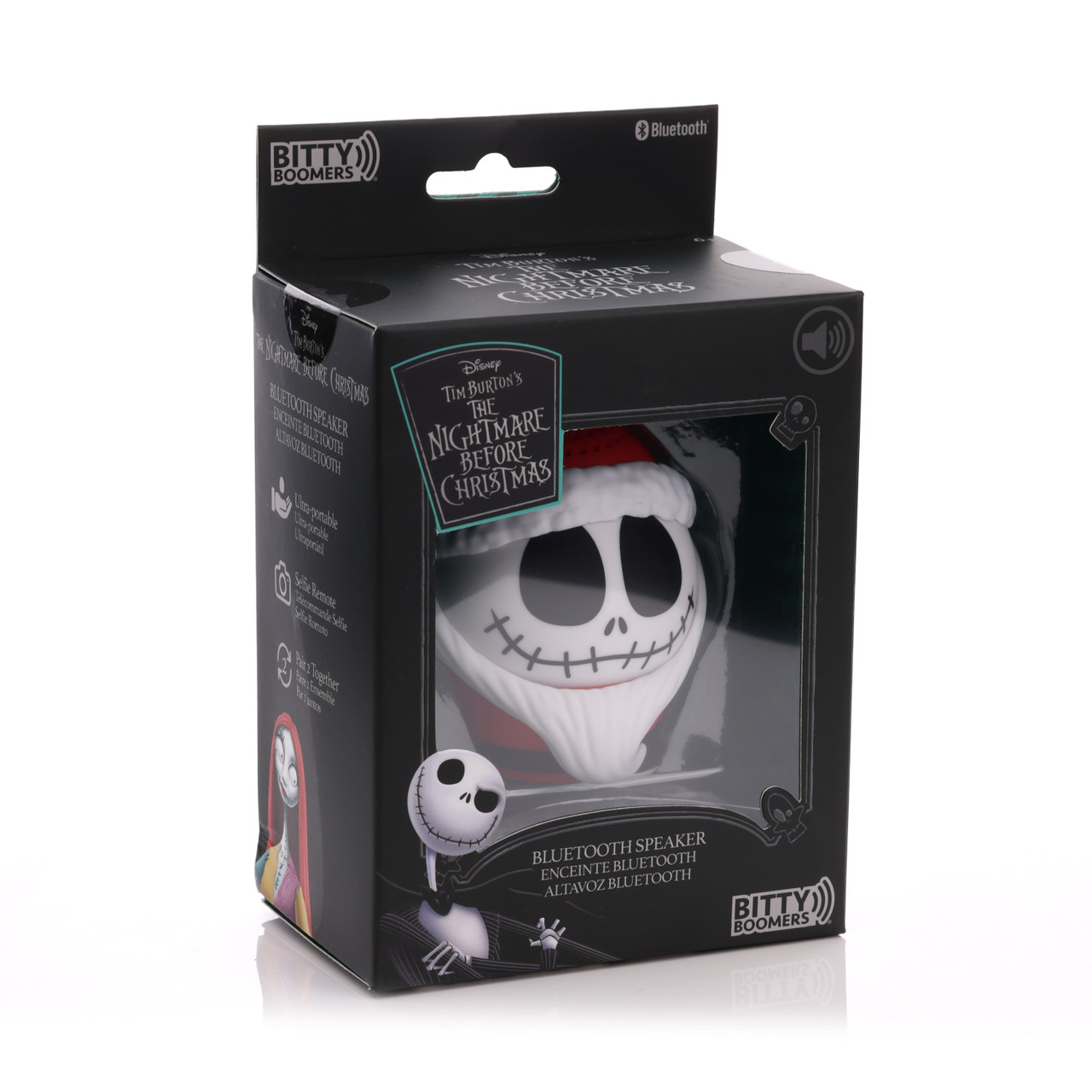 Nightmare Before Christmas Holiday Jack Skellington Bitty Boomer Bluetooth Portable Speaker