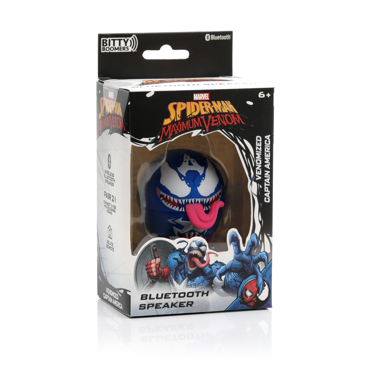 Marvel Venomized Captian America Bitty Boomer Bluetooth Portable Speaker