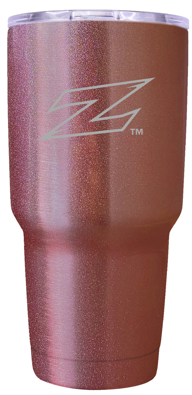 Akron Zips 24 oz Insulated Tumbler Etched - Rose Gold