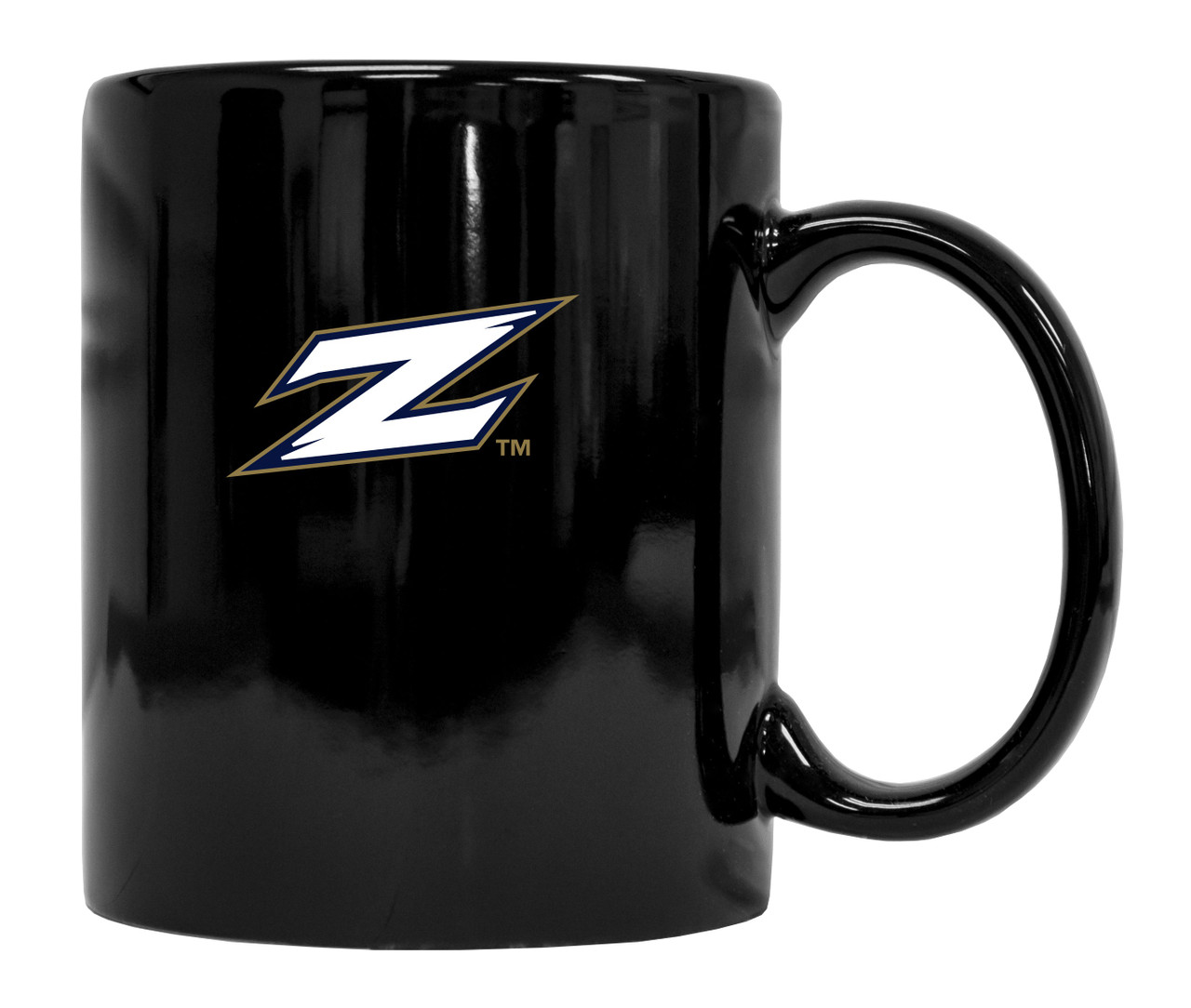 Akron Zips Black Ceramic Mug 2-Pack (Black).